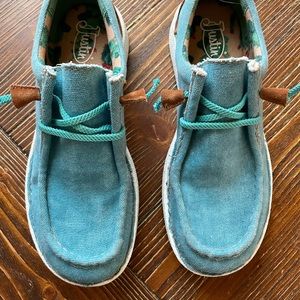 Womens Justin Moccasin